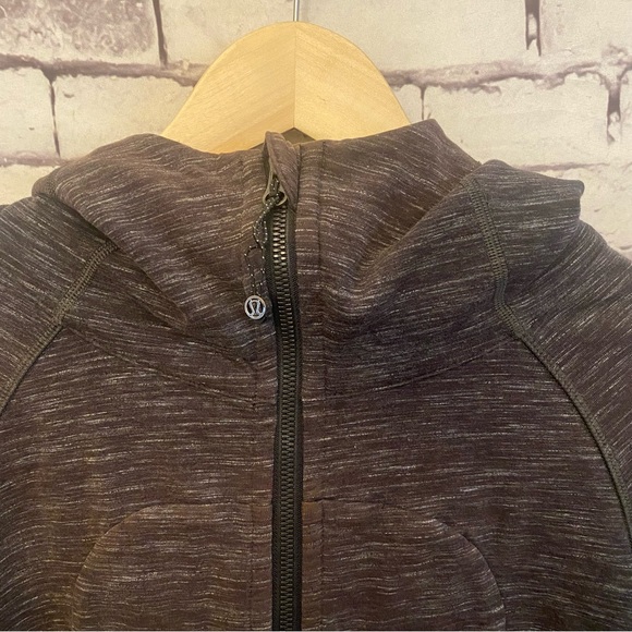 Lululemon Athletica Scuba Hoodie Heathered Marled Gray SZ 6 - Picture 8 of 8
